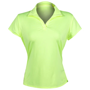 Lucky In Love Women's Day Club Short Sleeve Polo - Lemon Frost