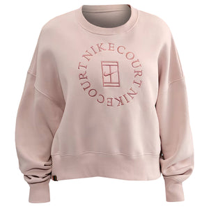 Nike Women's Heritage II Crew Neck Sweater - Silt Red/Red Stardust
