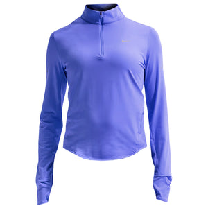 Nike Women's Swift 1/2 Zip Long Sleeve Top - Sapphire