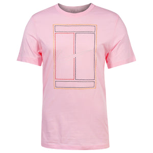 Nike Men's Heritage Court Tee - Pink Foam