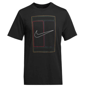 Nike Men's Heritage Court Tee - Black