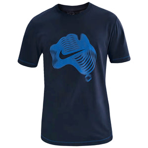Nike Men's Court OZ Tee - Dark Obsidian/Photo Blue