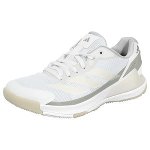 adidas Women's Crazyquick LS - Padel - Cloud White/Zero Metallic