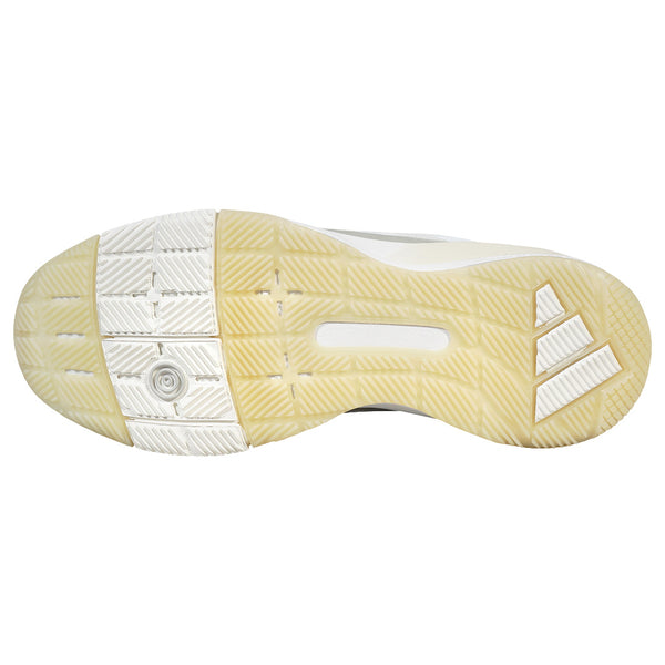 adidas Women's Crazyquick LS - Padel - Cloud White/Zero Metallic