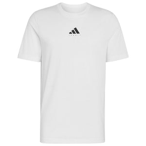 adidas Men's Graphic Tennis Tee - White