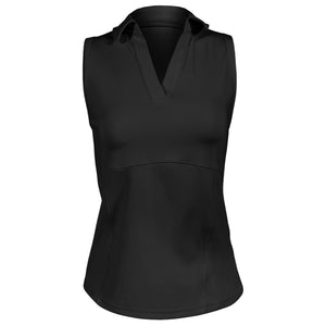 Lole Women's Step Up Sleeveless Polo - Black
