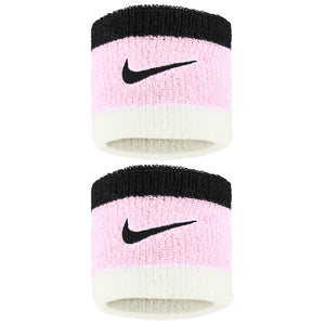 Nike Swoosh DriFit Wristband 2 Pack - Pink Foam/Multi