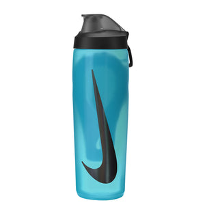 Nike Water Bottle Refuel Locking Lid 24oz - Baltic Blue/Black Iridescent