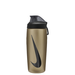 Nike Water Bottle Refuel Locking Lid 18oz - Metallic Gold/Black