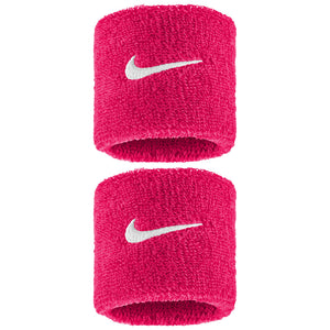Nike Swoosh Classic Wristband 2 Pack - Vivid Pink/White
