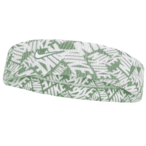 Nike Swoosh Classic Printed Headband - White/Cannon