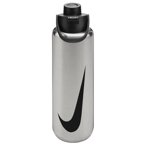 Nike Recharge Chug Stainless Steel Bottle 32oz - Brushed Stainless Steel/Black