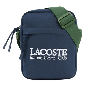 Lacoste Roland Garros Vertical Bag - Navy/Green
