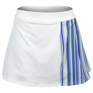Penguin Women's Asymmetrical Pleated Tennis Skort - Bright White