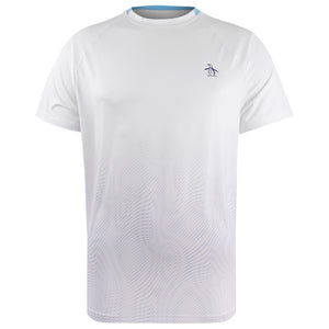 Penguin Men's Performance Ombre Block Tee - Bright White