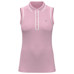 Penguin Women's Veronica Sleeveless Polo - Charm Pink