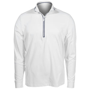 Penguin Men's Technical Earl 1/4 Zip Long Sleeve - Bright White