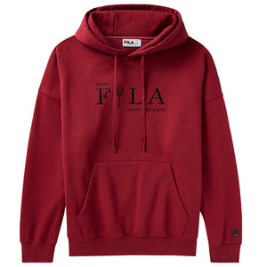 Fila Men's Country Club Hoodie - Tibetan Red