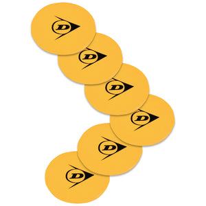 Dunlop Training Targets 6 Pack - Yellow