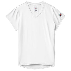 Fila Girls Short Sleeve Performance Top - White