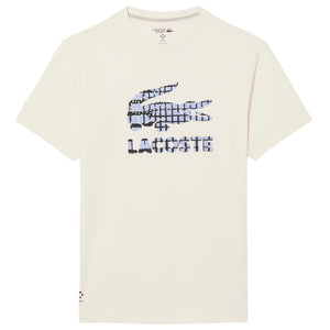 Lacoste Men's Medvedev X Tennis Tee - Cream