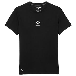 Lacoste Men's Medvedev X Tennis Ultra Dry Tee - Noir