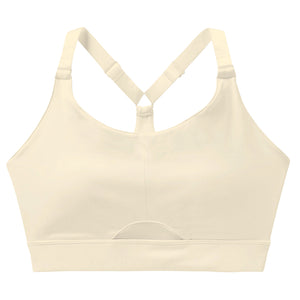 Fila Women's Medium Support Adjustable Strap Bra - Angora