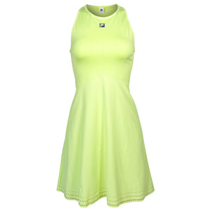 Fila Women's Ace Seamless Dress - Shadow Lime/Skipper Blue