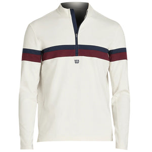 Wilson Men's Elevate Performance Half Zip Long Sleeve - Sandrift