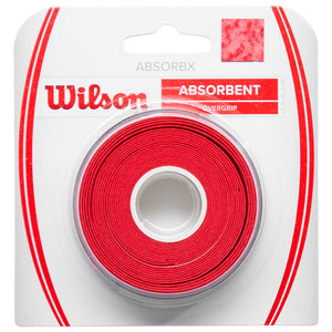 Wilson Absorbx Overgrip - 3 Pack - Red