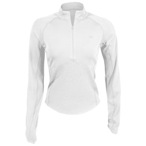Wilson Women's Baseline 1/2 Long Sleeve - White