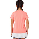 Asics Girls Graphic Tennis Shirt - Guava