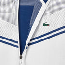 Lacoste Men's Medvedev Full Zip Tennis Jacket - White/Navy Blue