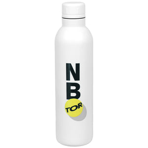 NBO Toronto Metallic Water Bottle - White