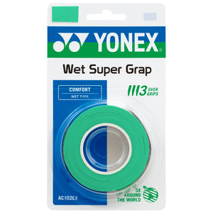 Yonex Wet Super Grap - 3 Pack - Green