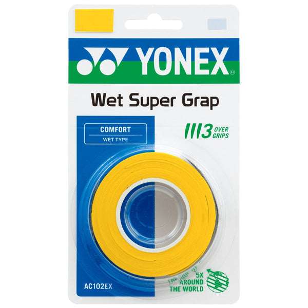 Yonex Wet Super Grap - Yellow – Merchant of Tennis – Canada's Experts