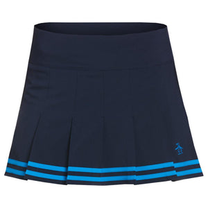 Penguin Women's Essential Pleated Woven Skort - Black Iris