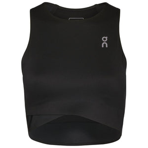 On Women's Court Crop Top - Black