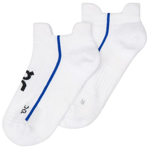 On Court Low Socks 1 Pack - White/Indigo