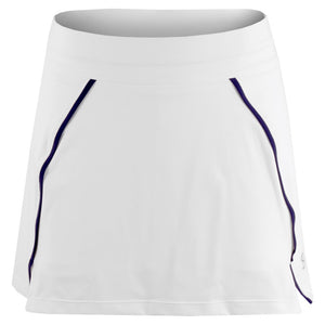 Sofibella Women's Indigo 14" Skort - White/Navy