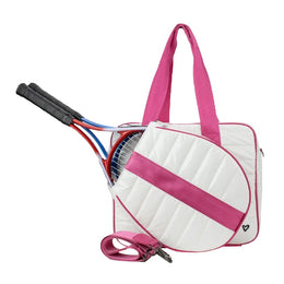 preneLOVE Tennis Puffer Bag - White/Pink