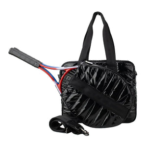 preneLOVE Tennis Puffer Bag - Black Monochromatic