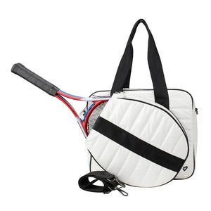 preneLOVE Tennis Puffer Bag - White/Black