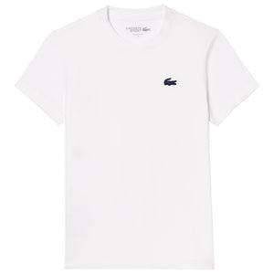 Lacoste Women's Ultra Dry Technical Cotton Tee - White