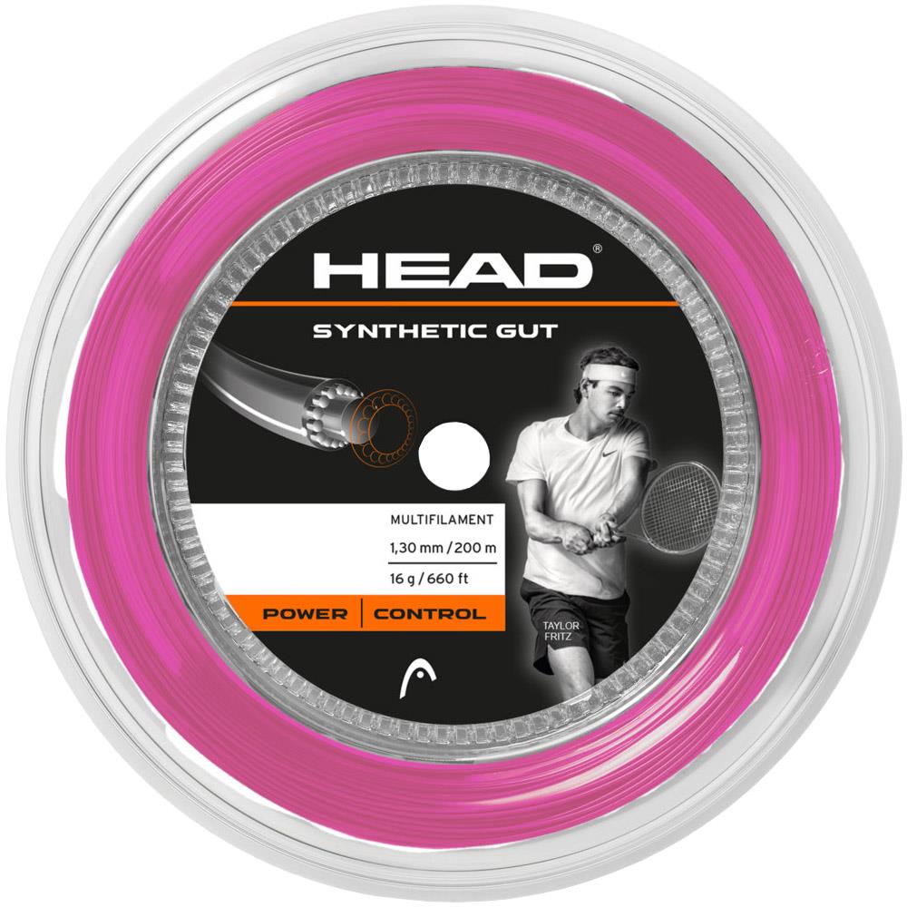 Head Synthetic Gut - Pink - String Reel