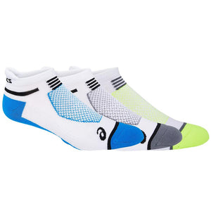 Asics Intensity 2.0 Low Cut 3 Pack Socks - Brilliant White/Multi