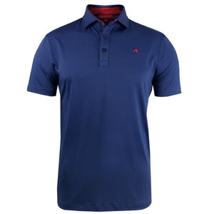 Redvanly Men's Alpine Polo - Mazarine Blue
