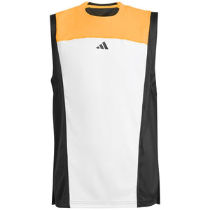adidas Girls Pro Tank - White/Spark