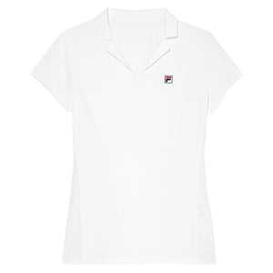 Fila Women's Essentials Short Sleeve Polo - White