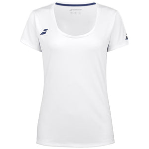 Babolat Girls Play Cap Sleeve Top - White